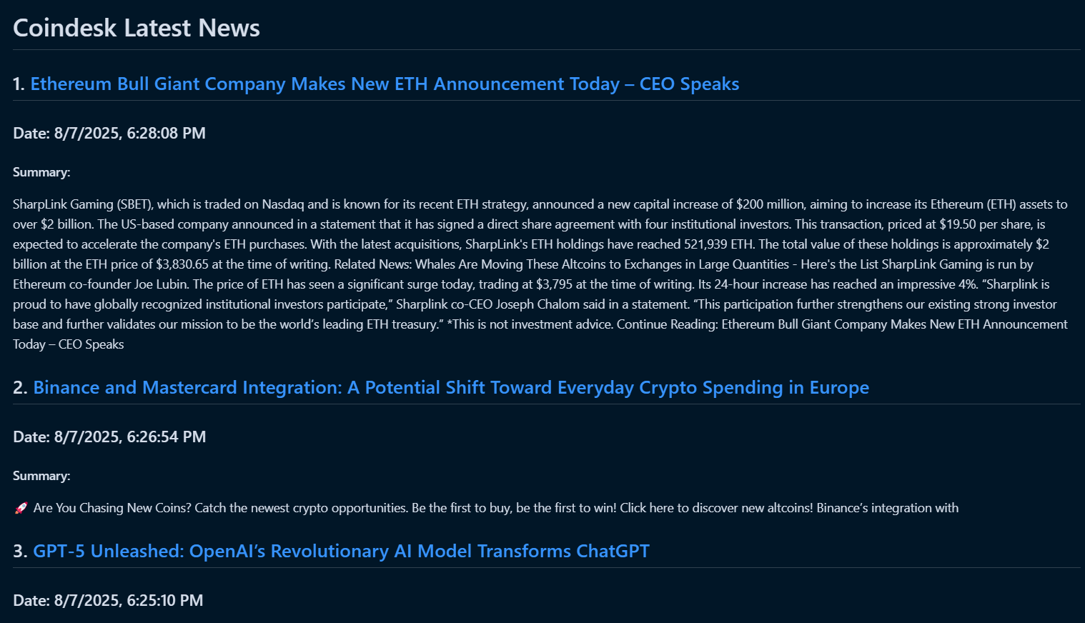 AI agent query in terminal
